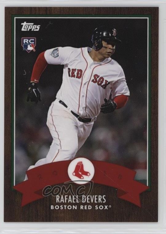 2018 Topps Advent Calendar Online Exclusive /541 Rafael Devers #13 Rookie RC tg5