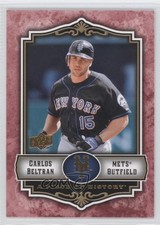 2009 Upper Deck A Piece of History Red Carlos Beltran #60 11ff