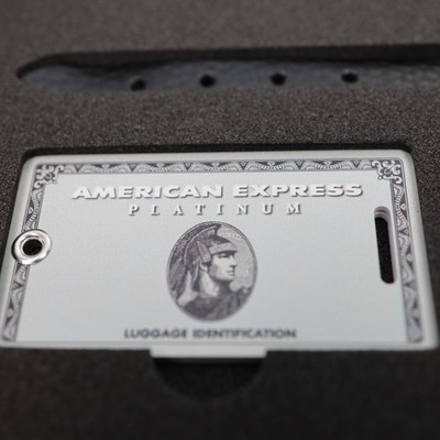 コレクション American Express Platinum Luggage Tags New American Express Platinum card holders limited Luggage Name