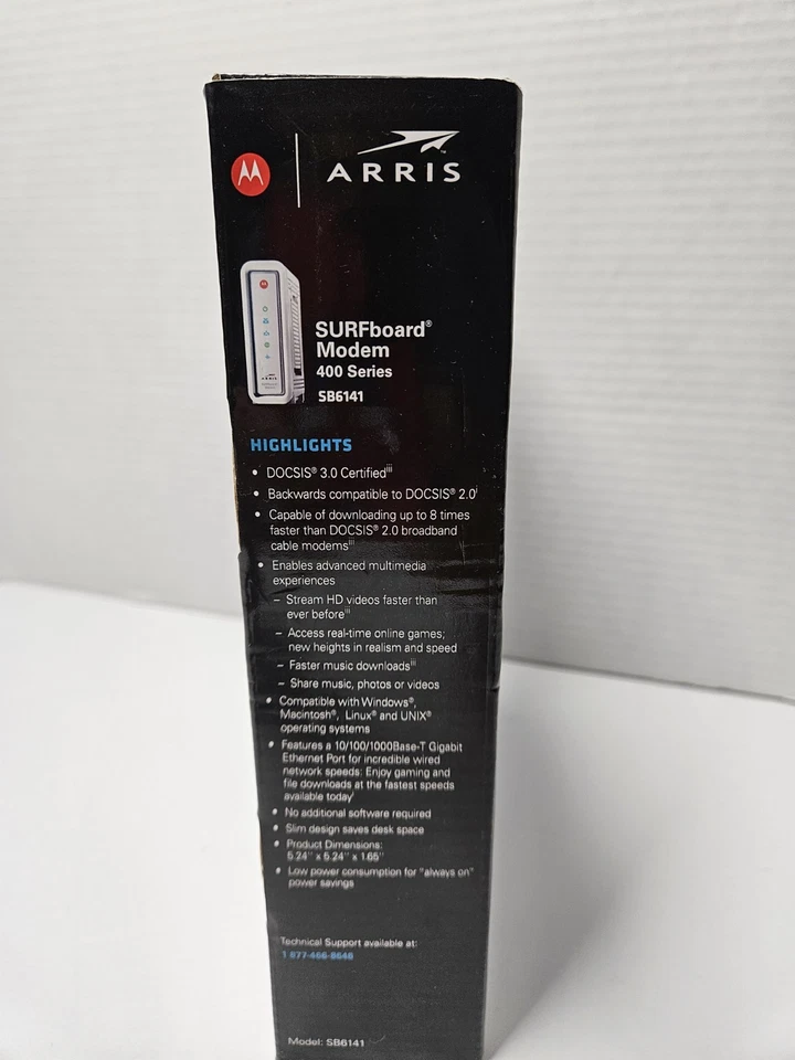 MOTOROLA ARRIS SURFboard Modem 400 Series Model SB6141 - Image 2 of 4