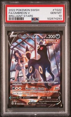 PSA 10 Umbreon VMAX Brilliant Stars TG22/TG30 Trainer Gallery