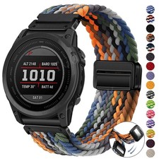 Quickfit Nylon Watch Band Strap for Garmin Fenix 8 E 7 7X 6 6X Pro 5 5X 3HR Epix