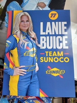 Lot Of 2 Lanie Buice 8.5x11 Glossy Photos 2026 Nascar Arca Menards Series