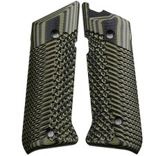 Ruger Mark IV Target G10 Slash  Burn Grips Fits Mark IV Target Rimfire Only