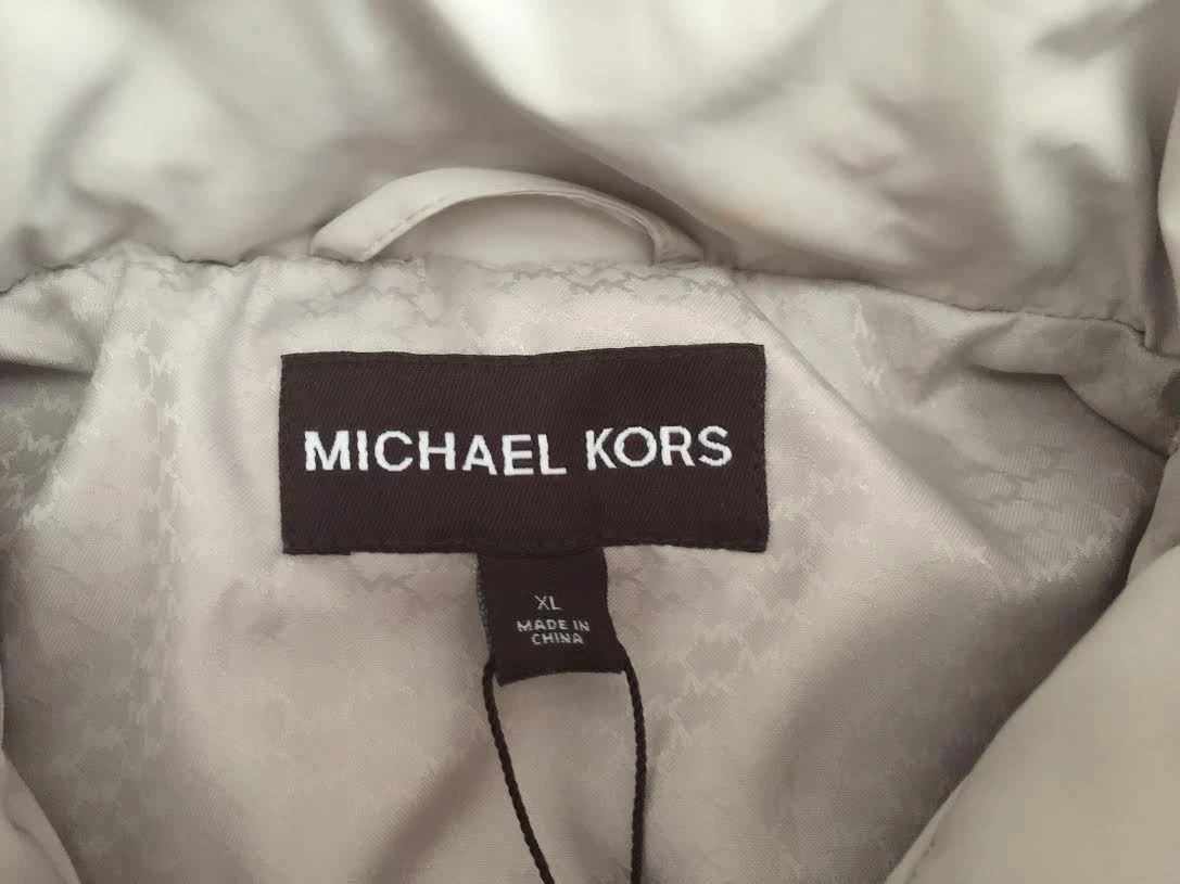 GIACCA A VENTO MICHAEL KORS STONE SAFARI DA UOMO TAGLIA XL $595