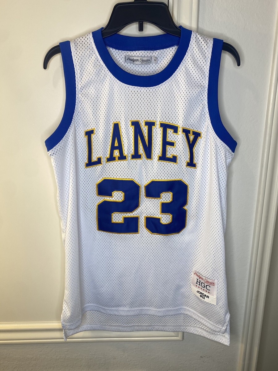 新品タグ　Laney Highschool バスケジャージ23 Jordan Michael Jordan #23 Laney High School Throwback Stitched