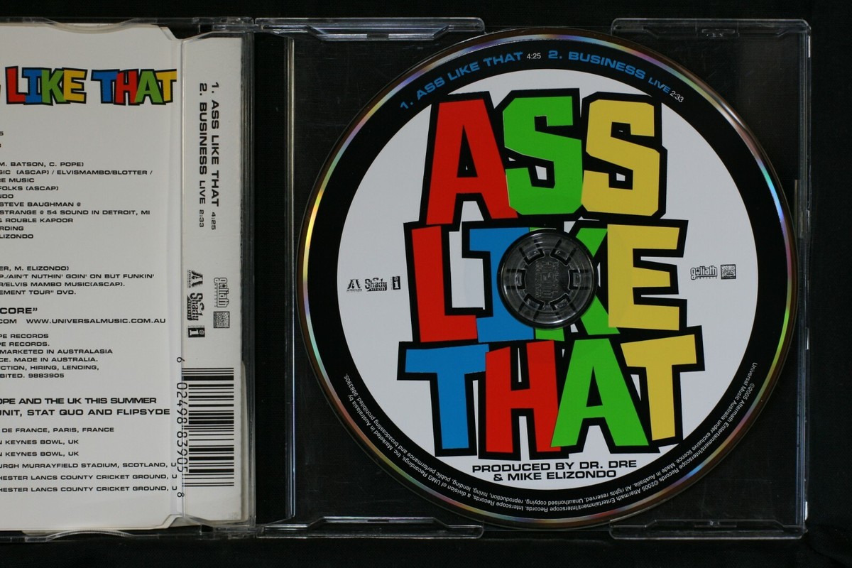 Eminem ‎– Ass Like That - Single - CD (C975) | eBay