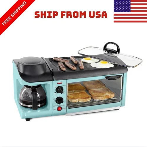 Nostalgia Retro 3-In-1 Breakfast Station New