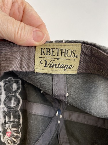 Kbethos Vintage Baseball Cap Hat “Dog Mom” Dark Gray Cotton Adjustable - Picture 6 of 7