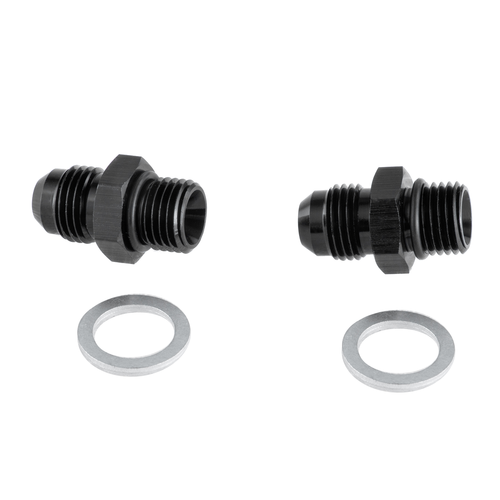 6AN to 1/4" Transmission Cooler Adapter Fitting GM Turbo TH400 TH350