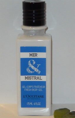 L'OCCITANE MER & MISTRAL FRESH BODY GEL MOISTURIZER FULL SIZE 175 ML/6 FL OZ NEW