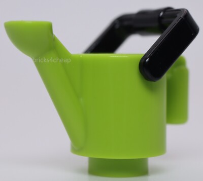 Lego Lime Minifig Utensil Watering Can with Black Handle