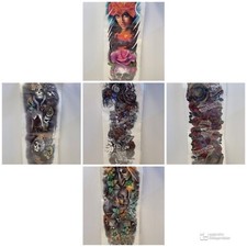 Temporary Tattoos Lot Of 5 18 Pieces Skulls Flowers