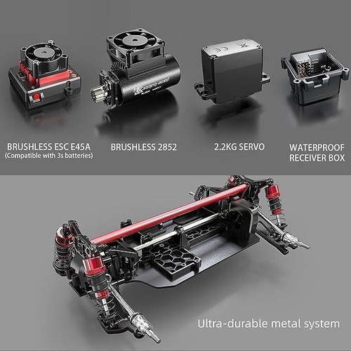 MJX HYPER GO 14210 Rc Truck 4x4 Rc Brushless Rc Truck 1/14 scale 4wd - Picture 5 of 12