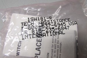 Honeywell Microswitch 1SW181-R Keyboard Switch  