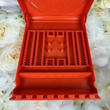 Hangman Board Game 1999 Replacement Parts Red Tray with Dial Disk