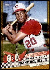 Frank Robinson 2020 Topps Decades Best 5x7 Gold #DB-7 9/10 Reds