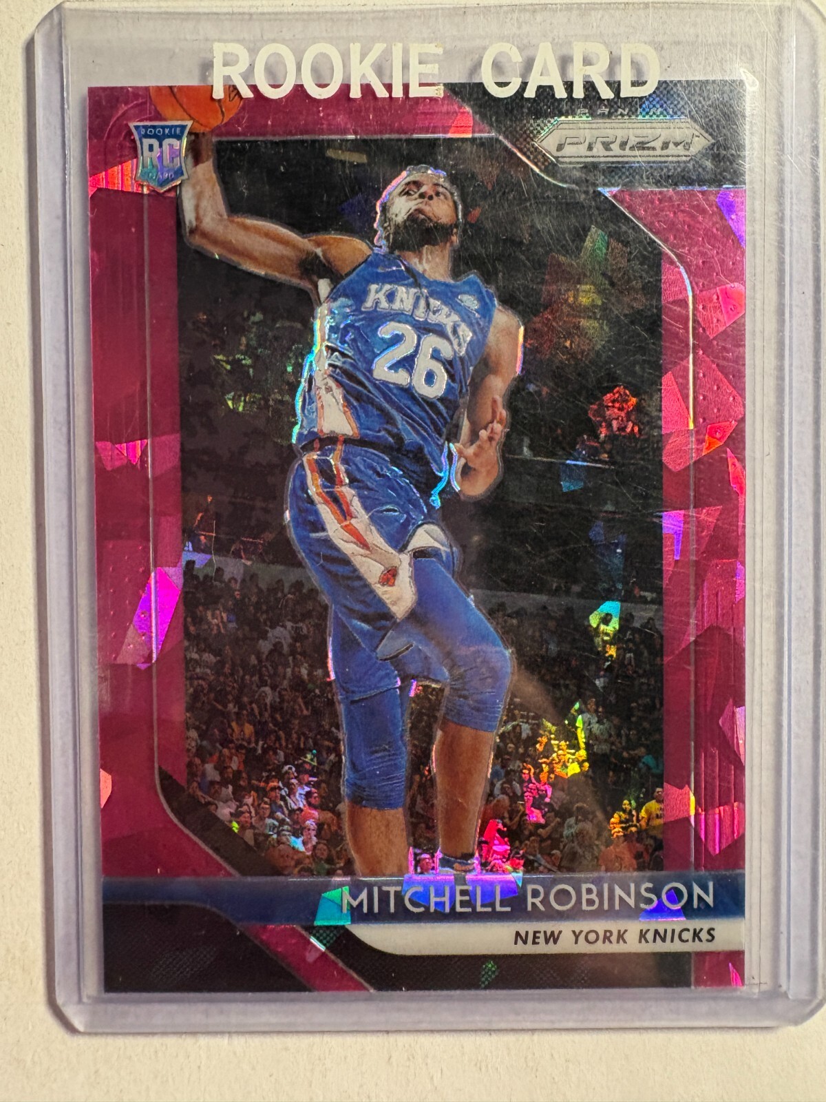 K321,370 - 2018-19 Panini Prizm Prizms Pink Ice #227 Mitchell Robinson