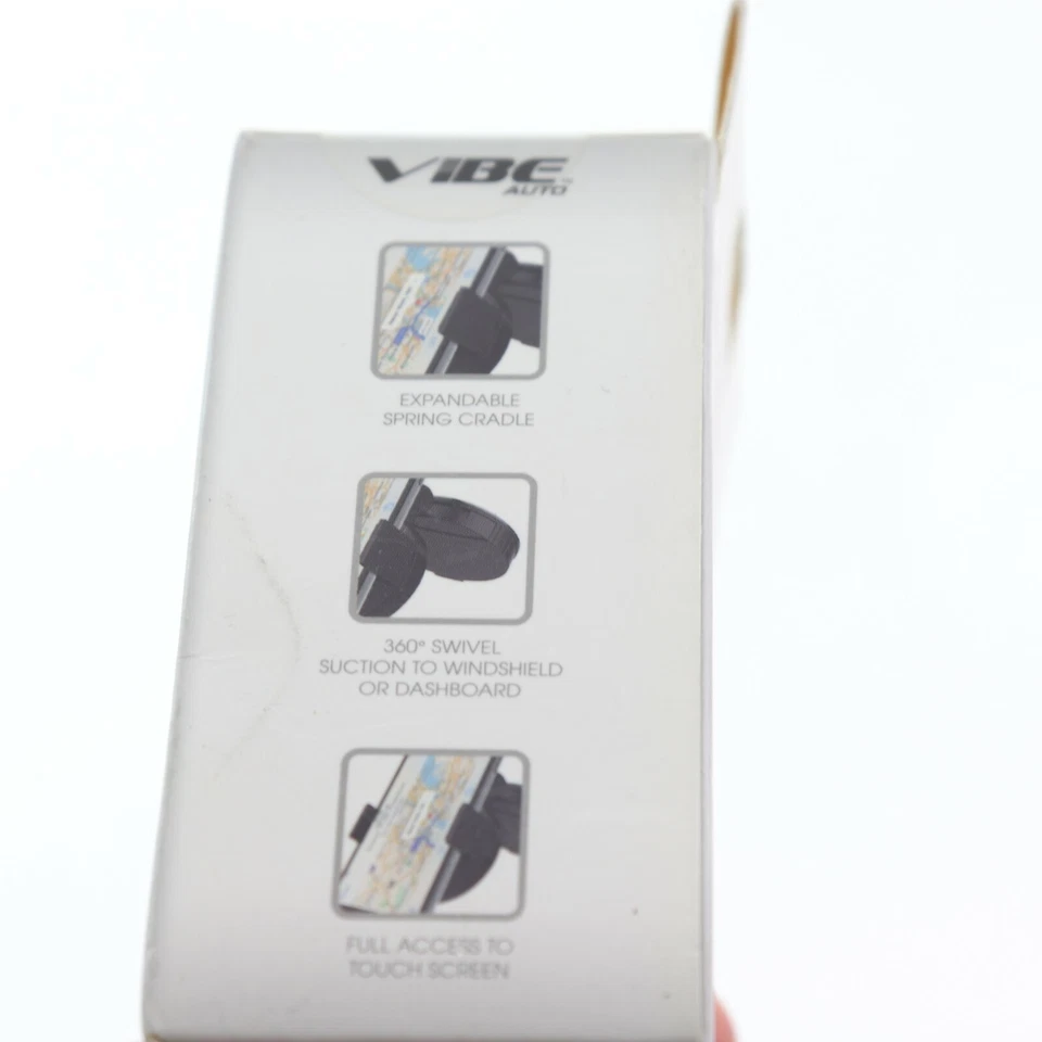 Universal Mobile Car Mount Vibe 360 Swivel Dashboard Windshield Mount Black - Image 3 of 4