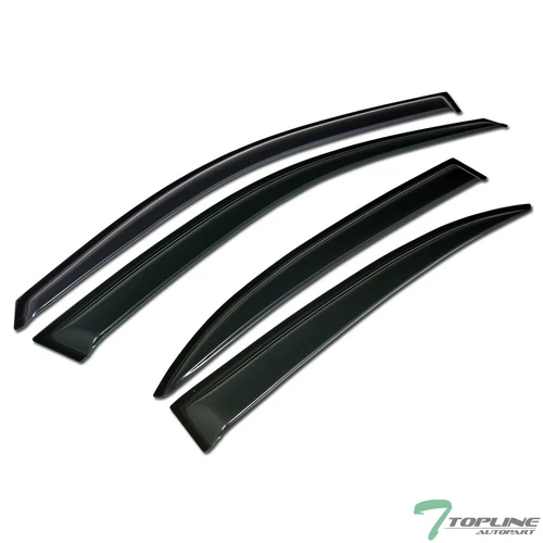 Topline for 2013-2015 Chevy Malibu Sun Rain Guard Vent Shade Window Visors 4pc