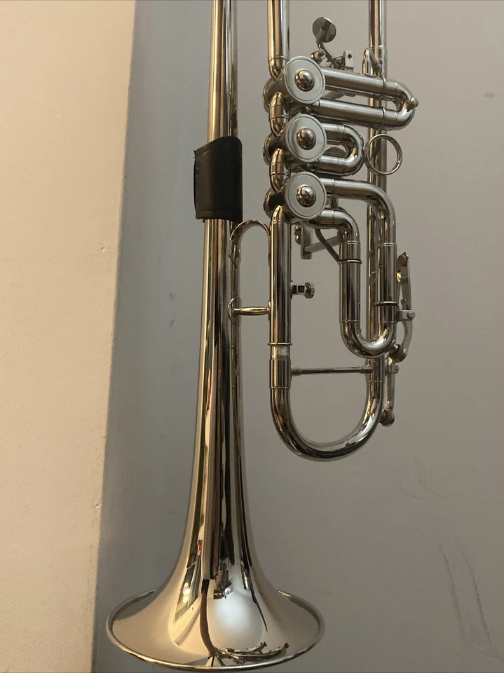 pro. труба или вращающаяся труба в B плоский с чехлом и мундштуком (б/у) - Изображение 2 из 3