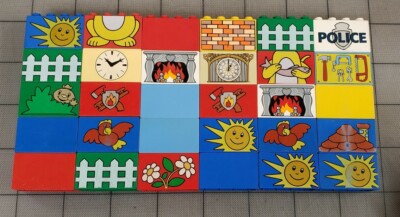 Lego Duplo 30 pc 2x4x2 Pattern Picture Bricks Fence Sun Flower Blocks UD72