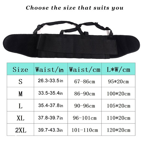 Back Support Belt Back Brace for Lower Back Pain Men Women Wrap Belt Band Girdle - Picture 2 of 16