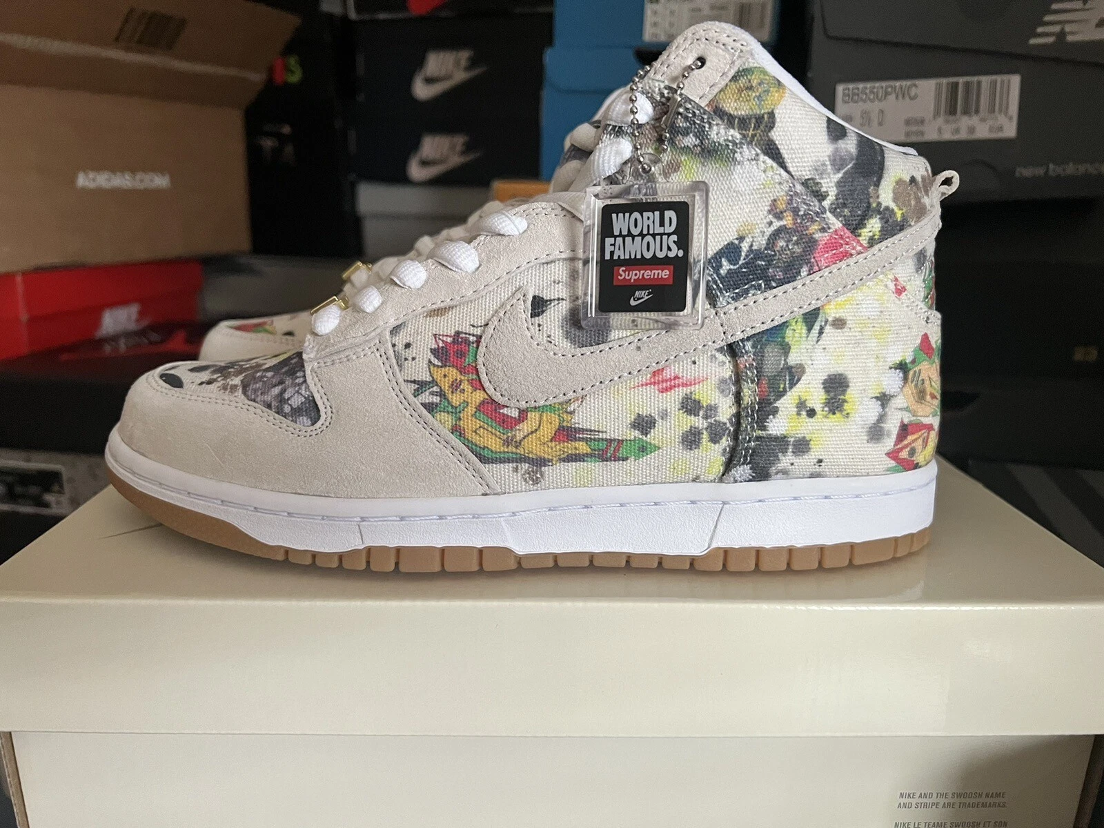 Supreme x Nike SB Dunk High Rammellzee UK10,5 / US11,5