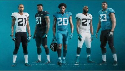 1 Pair Nike Jacksonville Jaguars NFL Team Issued Football 14  Leg Calf Socks
