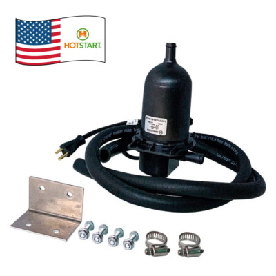 HOTSTART TPS151GT12-001 Engine Heater Kit | 5 Feet Hose - Mounting Hardware