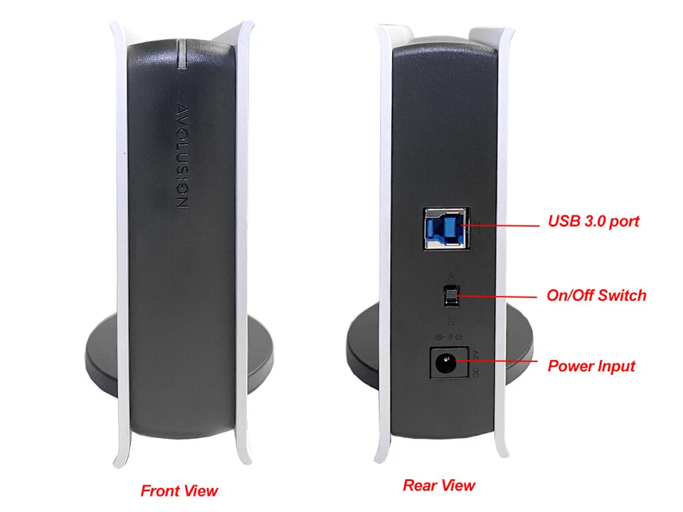 Avolusion PRO-5X Series 6TB USB 3.0 External Gaming Hard Drive PS4 Slim, Pro,1st - Image 3 of 4