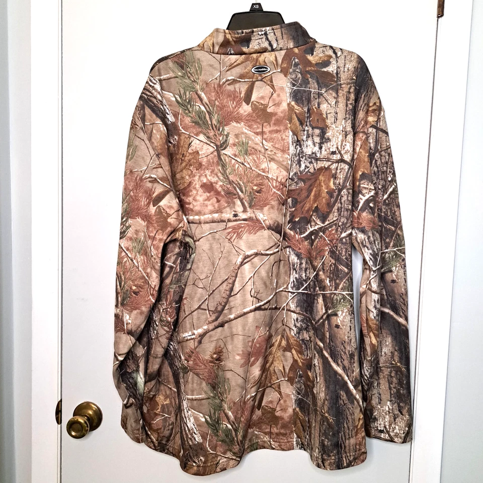 Мужской пуловер Medalist SilverMax X-Static 3XL Realtree AP 1/4 на молнии с флисовой подкладкой - Изображение 2 из 4