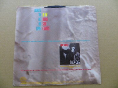 Gino Vannelli – Hurts To Be In Loves - 1985 - CBS ZS4 05586 7