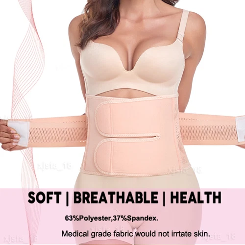 Postpartum Belly Band C Section Belly Wrap Abdominal Binder Girdle Tummy Tuck US - Picture 6 of 29