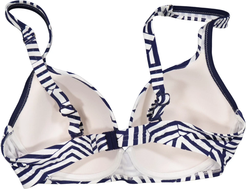 NEU! Lidea Bikini-Oberteil weiß blau Gr. 38D - Bild 3 von 3