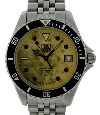 Tag Heuer 37mm Men's Luminous Dial Professional 1000 Series Dive