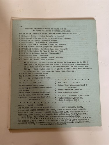 The HILLANDALE Phonograph/Gramophone News 1967 - Picture 2 of 2