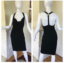 Authentic Versace Little Black Dress Size 44 (US 6/8)