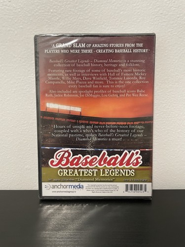 Baseball's Greatest Legends Diamond Memories DVD NEW Babe Ruth Willie Mays MLB - Picture 2 of 3