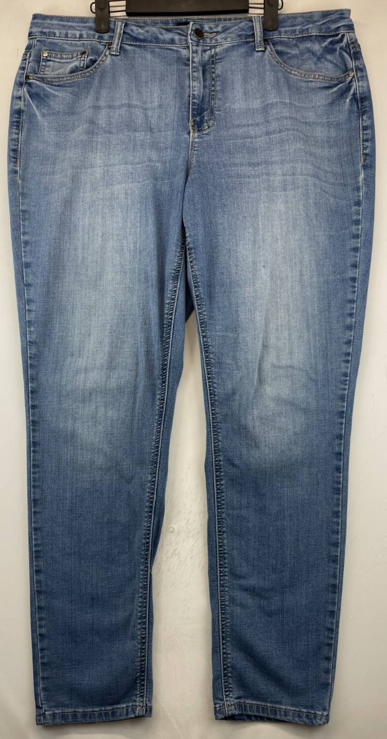 Earl Jeans - Womens Size 14 - Blue - Straight Leg - Stretch (3070)