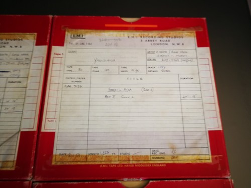6 EMI Master tape Reel to reel 15IPS CCIR Verdi Aida Mehta Corelli Nilsson - Picture 11 of 20