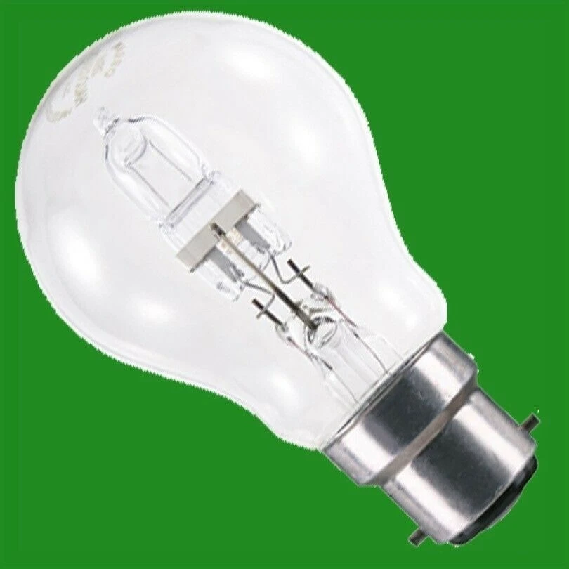 8x 28W (=40W) Transparent Dimmable Halogène GLS Énergie Économie Ampoule,BC B22 - Photo 1/1