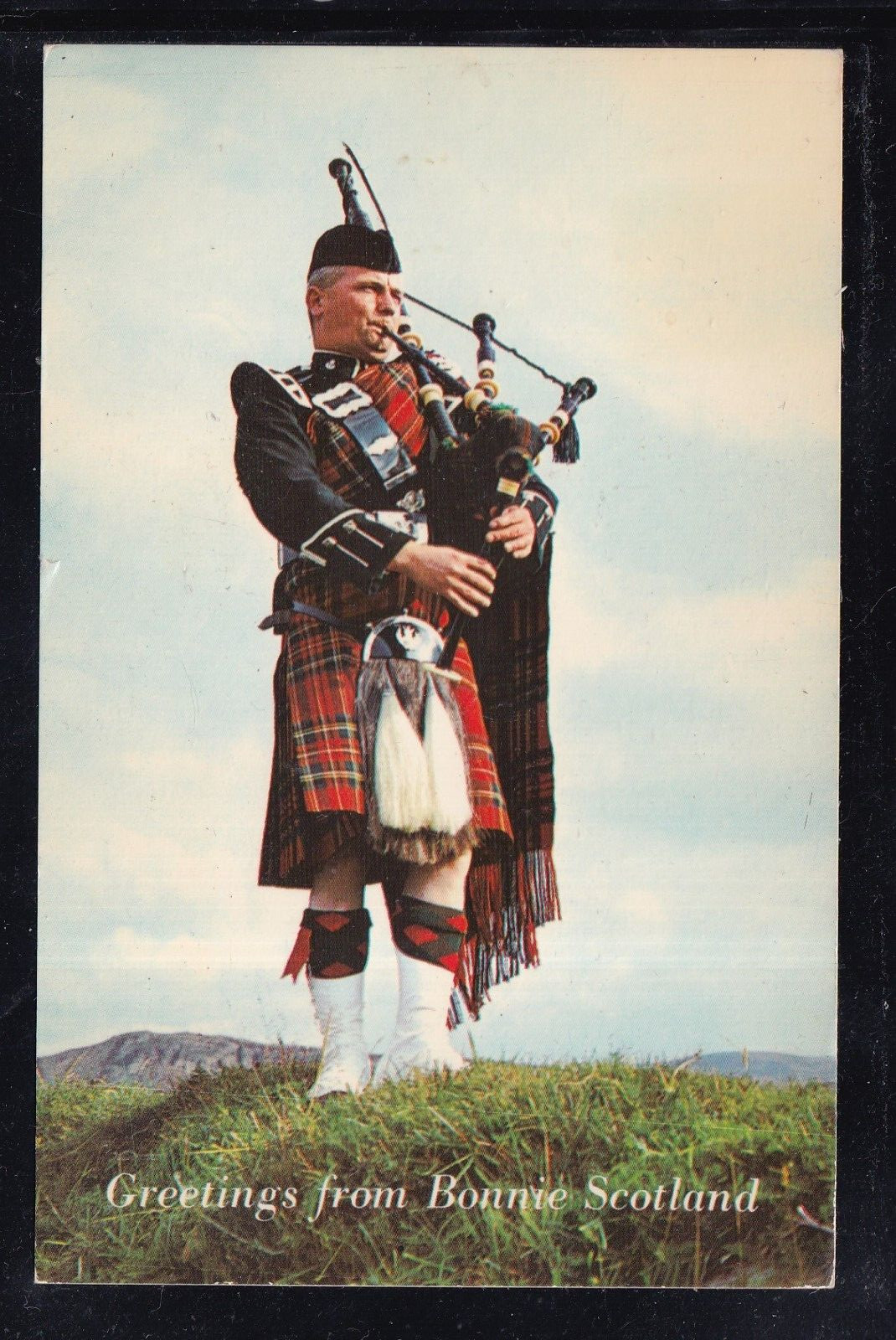 Cartolina Inghilterra Greetings From Bonnie Scotland XM140