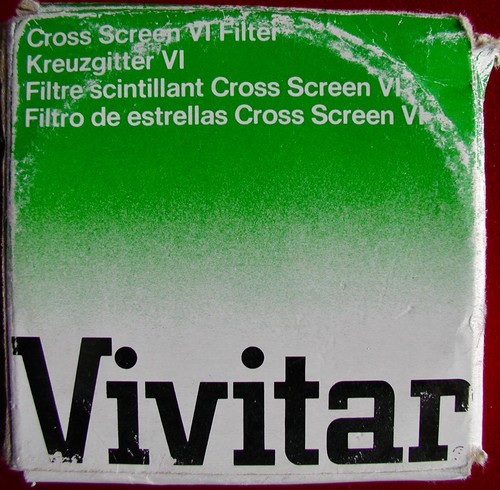 Vivitar Cross Screen VI, 52mm, Mint-, Box, en estuche de gemas, GRATIS Envío en EE. UU. - Imagen 2 de 3