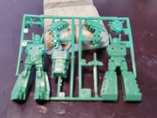Vtg Rare VOLTRON type Cereal premium, Mexican toy Bootleg  buildable  Green