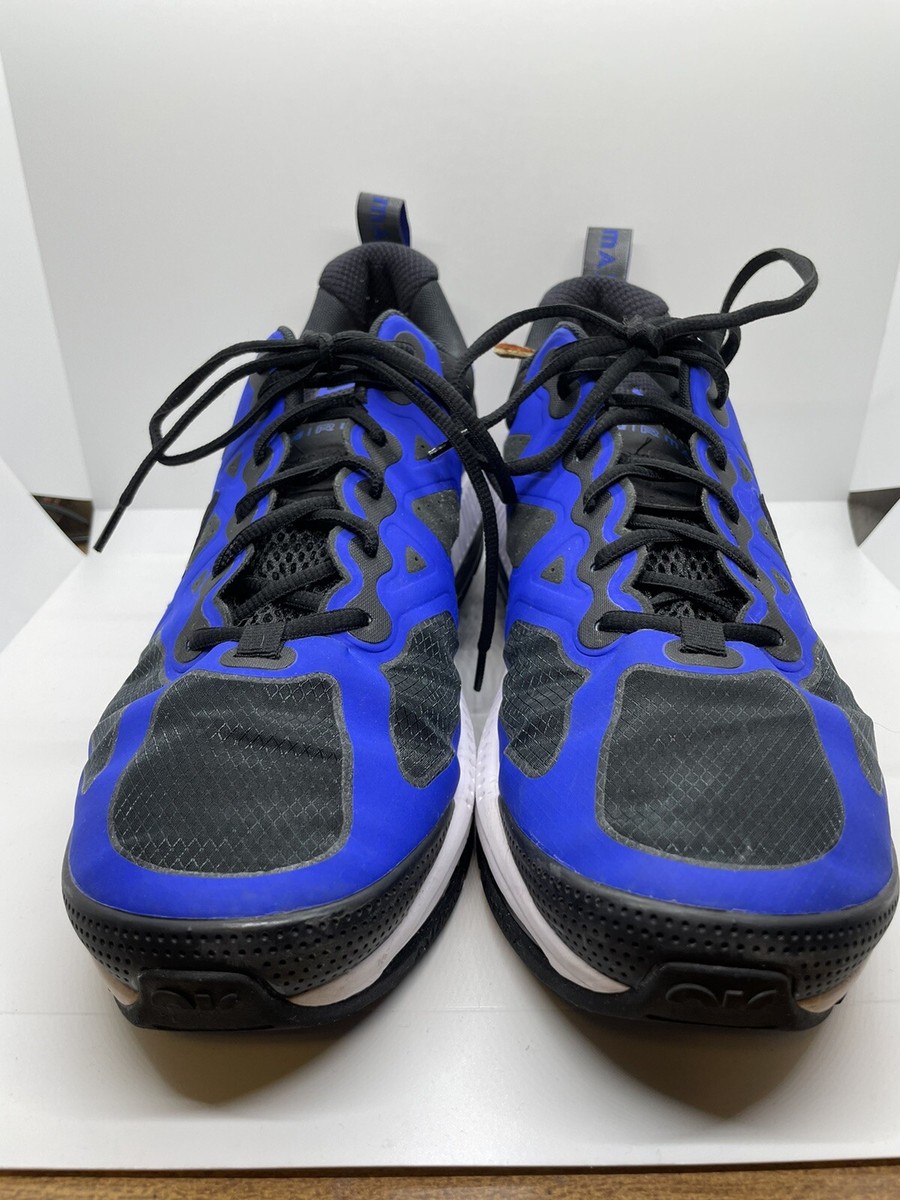 Nike Mens 12 Air Max Genome Black White Racer Blue Shoes Sneaker DC9410-401 Preowned Nike Air Max Genome DC9410 401 Racer Blue/Black  main image 3