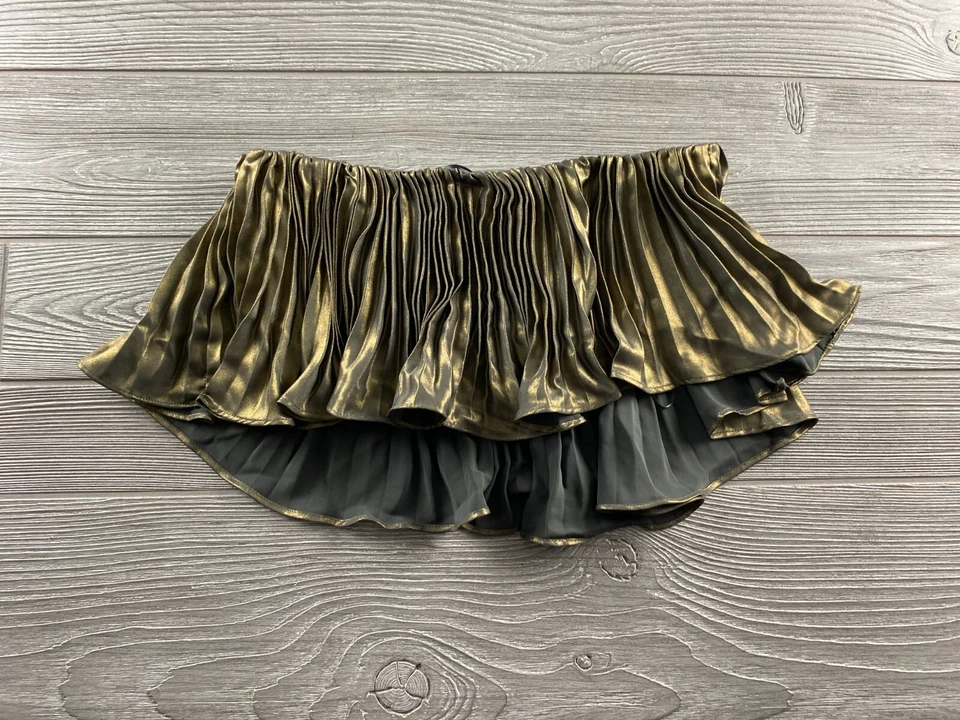 Conjunto de falda metálica plisada Anthropologie conjunto de 2 piezas talla 0 precio de venta sugerido por el fabricante 190 USD nueva con etiquetas Foto 3 de 4