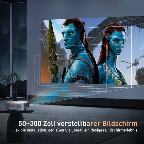 Projecteur portable Full HD 1080P projecteur 10000LM WiFi Bluetooth home cinéma 4K vidéo - Photo 32/37