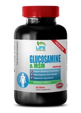 bone and joint support - Glucosamine  MSM 3200mg - msm powder tablets 1B