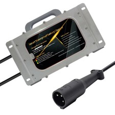 Golf Cart Battery Charger Club Car 48V 15A 3 Pin Round Plug IP67 Waterproof